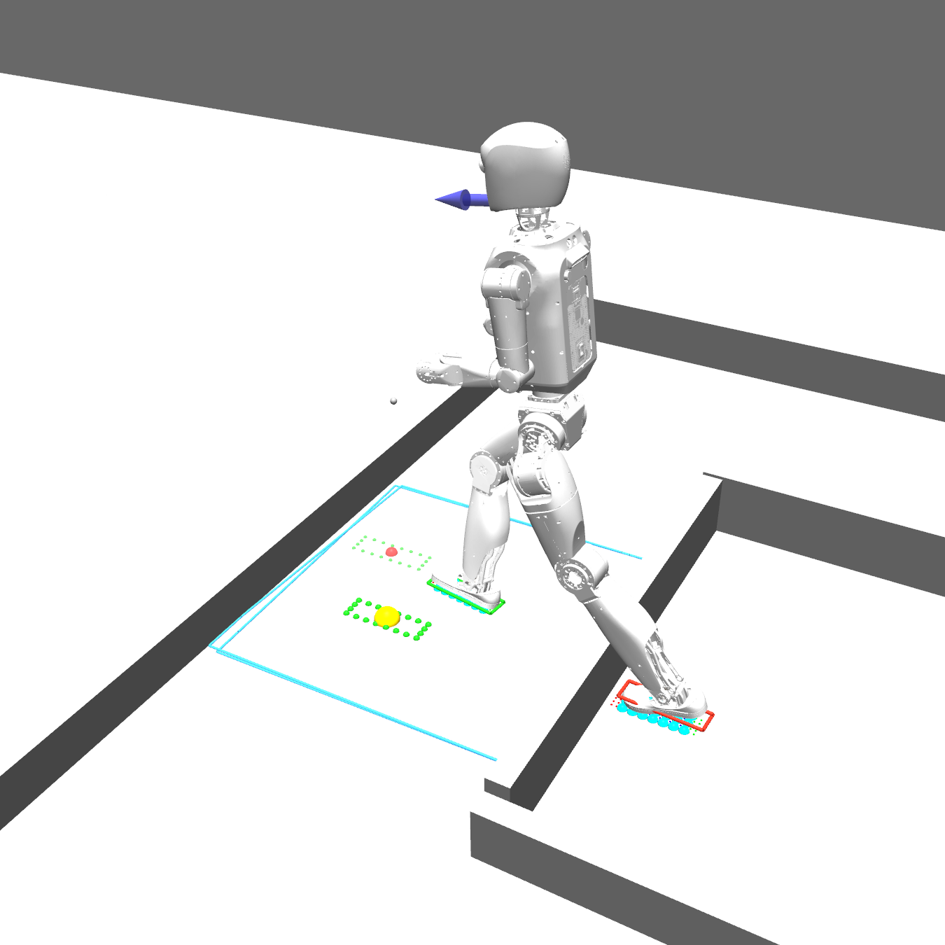 Hurdles terrain, variant 2, visible view.
